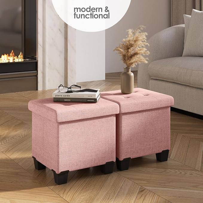 STORAGEBUD Storage Ottoman Cube - Image 2
