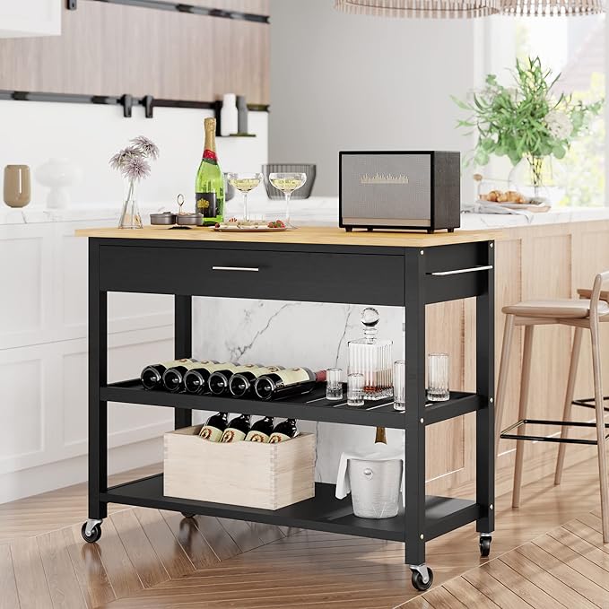 Shintenchi Kitchen Island Cart by Shintenchi