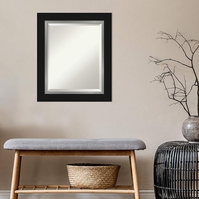 Amanti Art Black Bathroom Mirror - Image 6