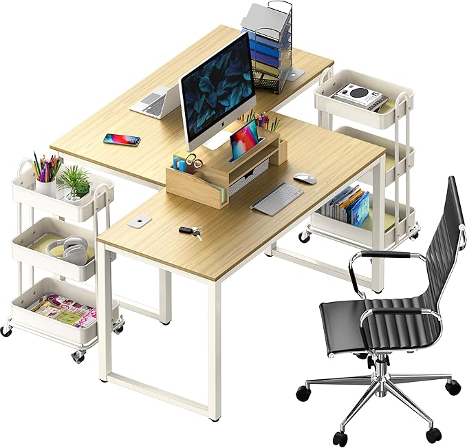 SHW 48-Inch Commercial-Grade Office Computer Desk - Image 5