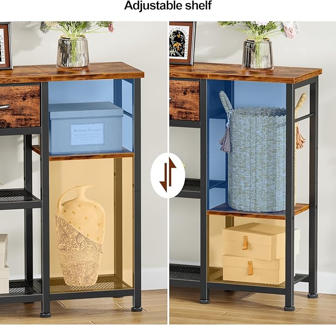 Furnulem Entryway Table 44'' Sofa Console Table - Image 6