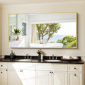 KOCUUY Large Gold Bathroom Mirror, 60x30 inch Rectangular Mirror by KOCUUY