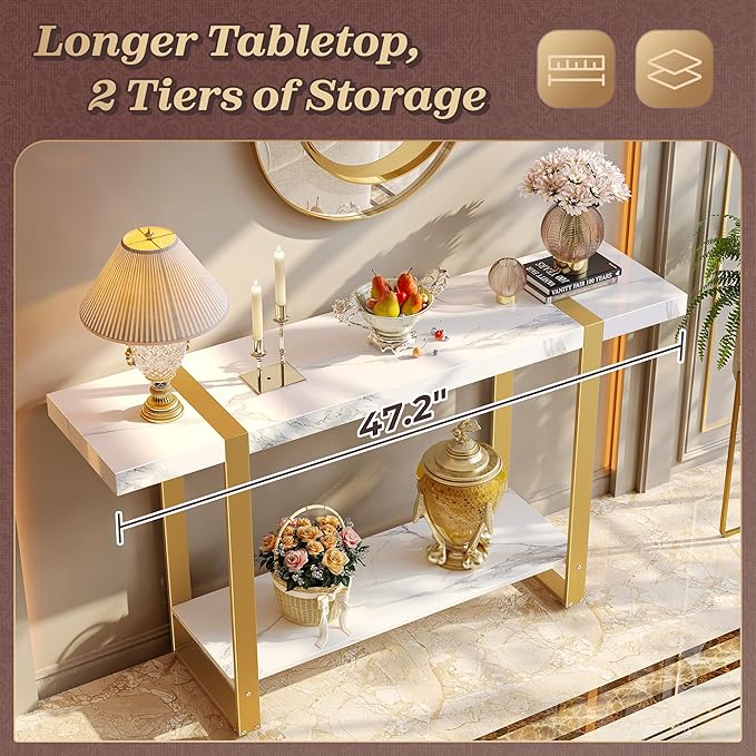 Huuger 47.2 Inch Entryway Table - Image 4