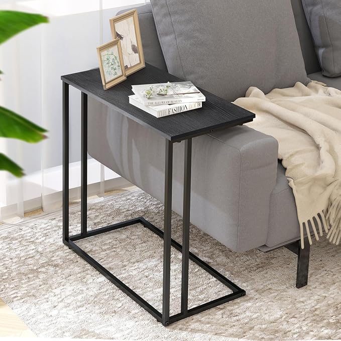 C-Shaped Side Table, Modern End Table - Image 2