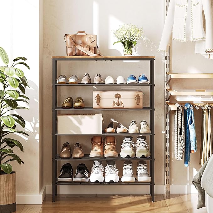 6-Tier Shoe Rack, Shoe Storage Organizer - Image 2