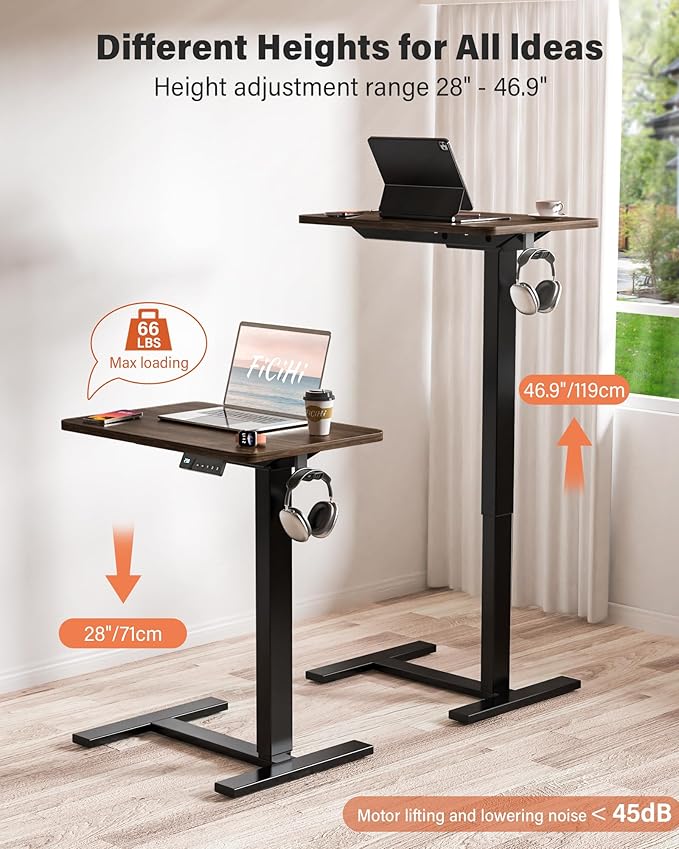 Mobile Standing Desk with Wheels - Image 6