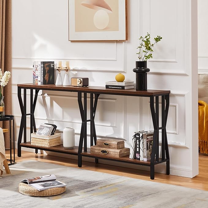 HOMISSUE Sofa Console Table, 70.9" Extra Long Sofa Table - Image 7