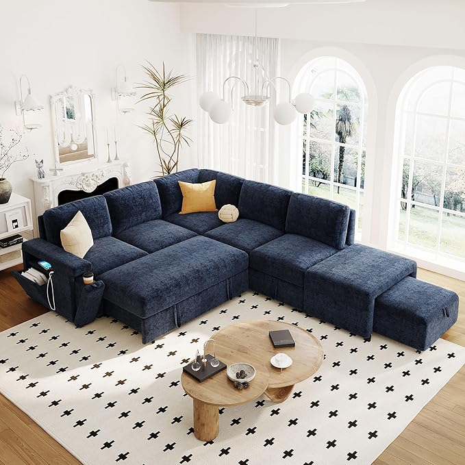 Merax L-Shaped Modular Sectional Sofa - Image 4