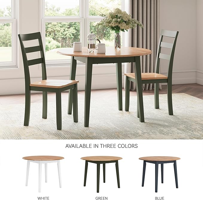 Signature Design by Ashley Gesthaven Modern Dining Drop Leaf Table - Image 7