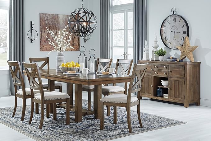 Signature Design by Ashley Moriville Farmhouse 36” x 30” Dining Extension Table - Image 16