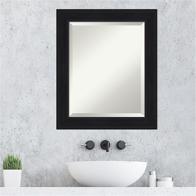 Amanti Art Black Bathroom Mirror - Image 7