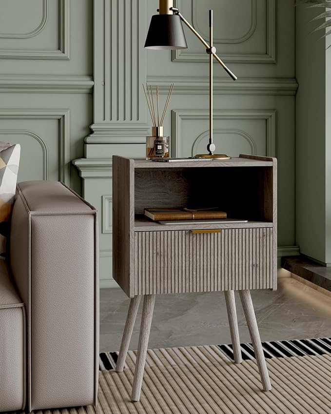 Nightstand, Modern Bedside Table - Image 5