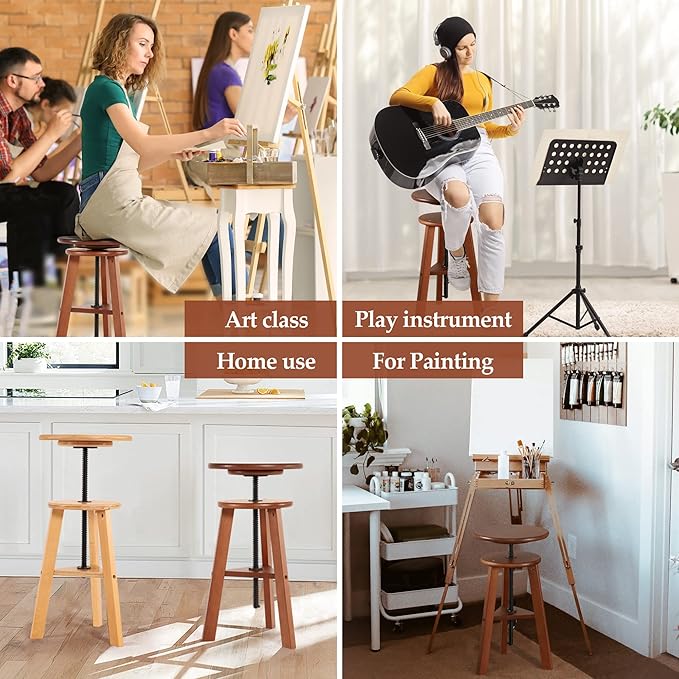 VISWIN Adjustable Drafting Stool - Image 5