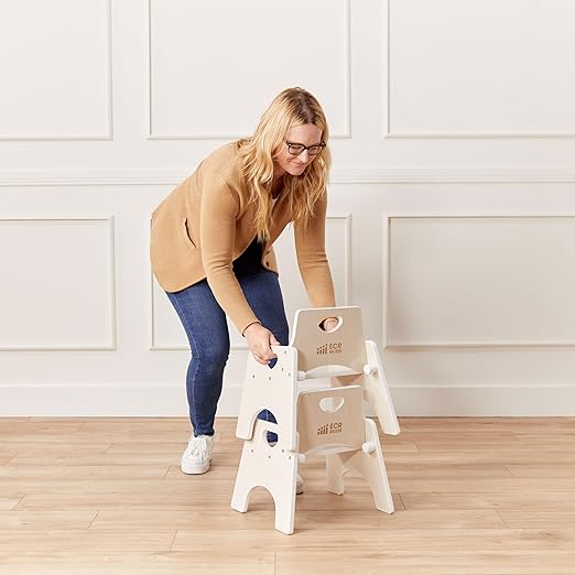 ECR4Kids Stackable Wooden Toddler Chair, Kids Furniture - Image 10