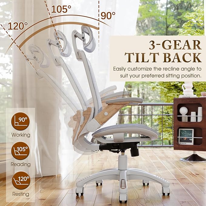 GABRYLLY Ergonomic Office Chair, High Back Home Desk Chair - Image 7