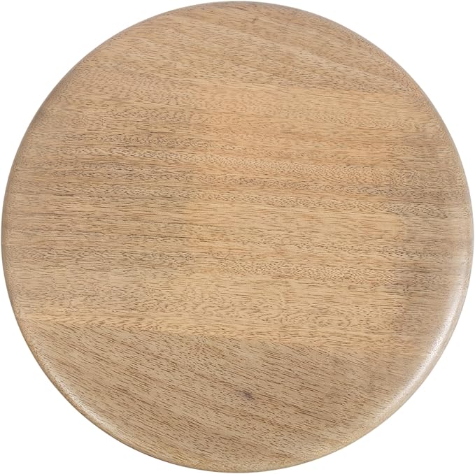 Kate and Laurel Tirollo Modern Round Drink Table; 10 x 10 x 22; Natural Wood; - Image 7