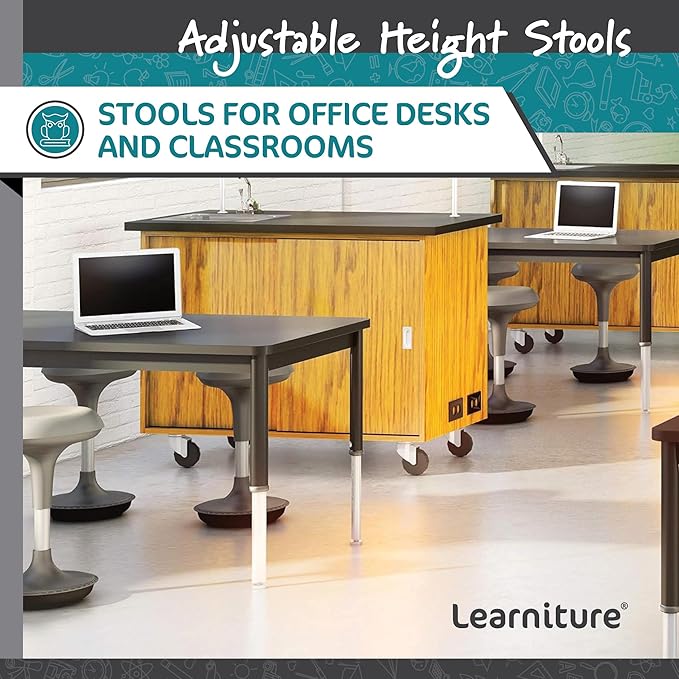 Learniture Adjustable Height Active Learning Stool - Image 6