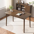 100% Solid Wood Rectangular Dining Table by Unknown