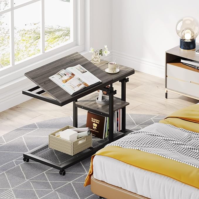 Tribesigns Height Adjustable C Table - Image 6