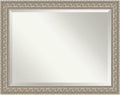 Amanti Art Silver Bathroom Mirror by AmantiArt