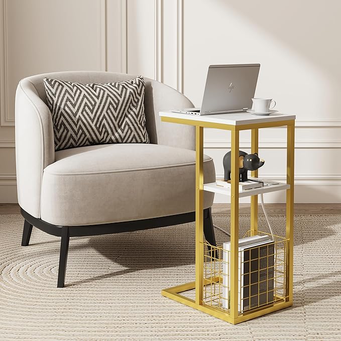Vagusicc C Shaped End Table - Image 7
