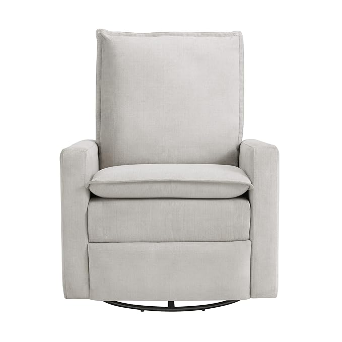 Oxford Baby Uptown Upholstered Swivel Glider & Recliner Nursery Chair - Image 4