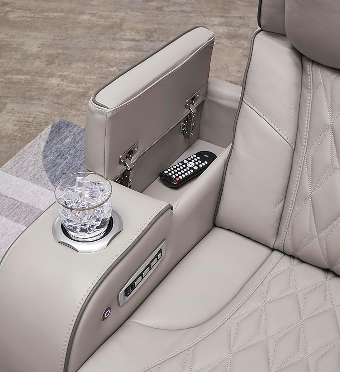Signature Design by Ashley Boyington Contemporary Leather Match Power Reclining - Image 19
