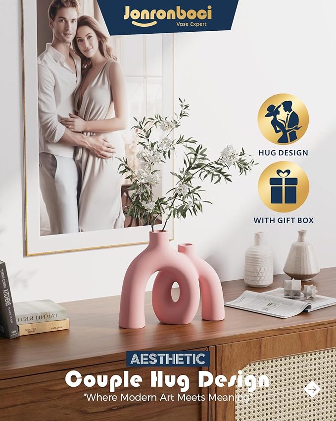 Hug Donut Decorative Vase Set - Image 3