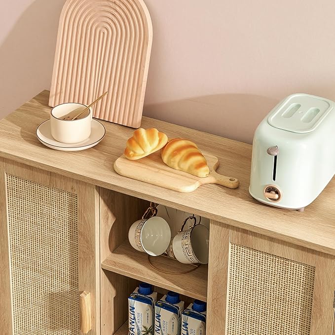 Iwell Rattan Storage Cabinet - Image 7