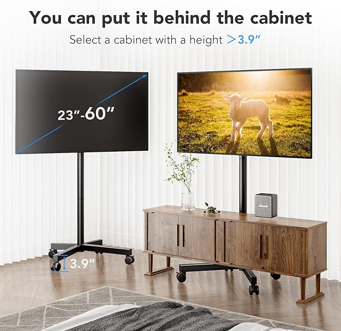 AX WABER Mobile TV Cart Stand - Image 6