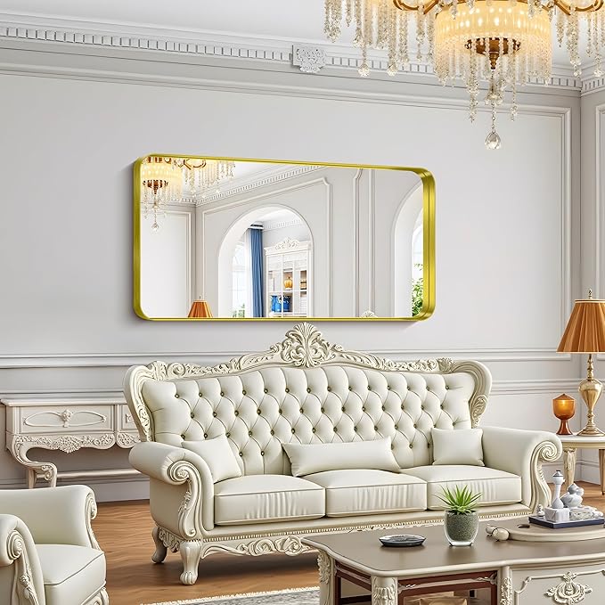 FORBATH 60x30 Inch Large Bathroom Mirror - Image 4