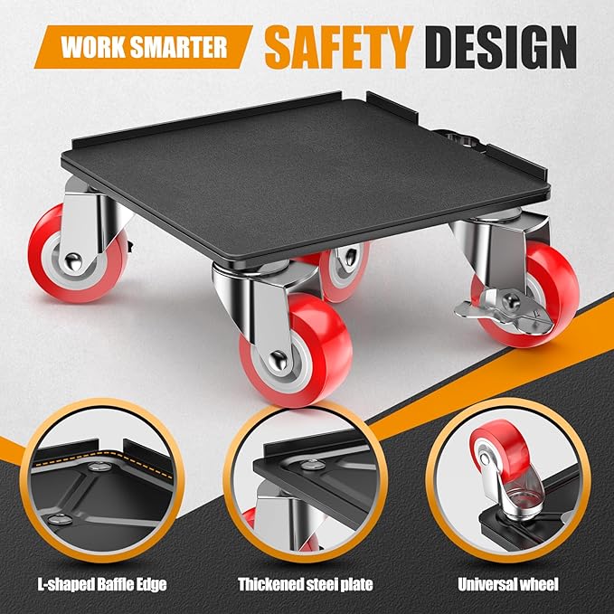 2000LBS Heavy Duty Furniture Dolly & Mover - Image 4