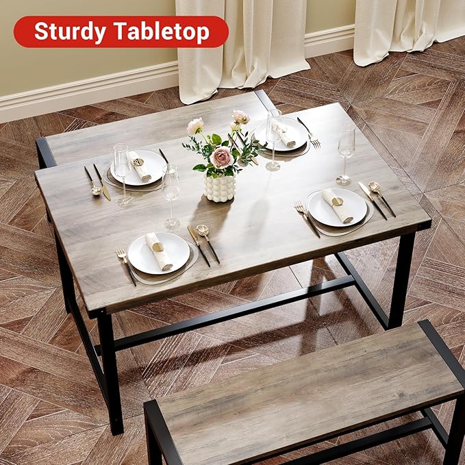 Garvee Dining Table Set for 4, Kitchen Table - Image 4