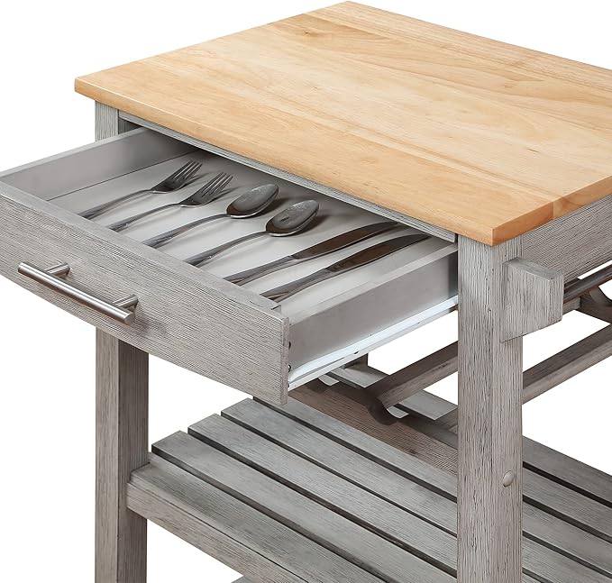 Convenience Concepts Ellaine 4 Tier Kitchen Cart - Image 3
