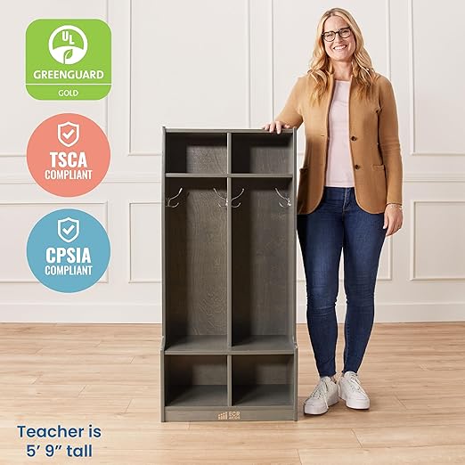 ECR4Kids 2-Section Coat Locker - Image 5