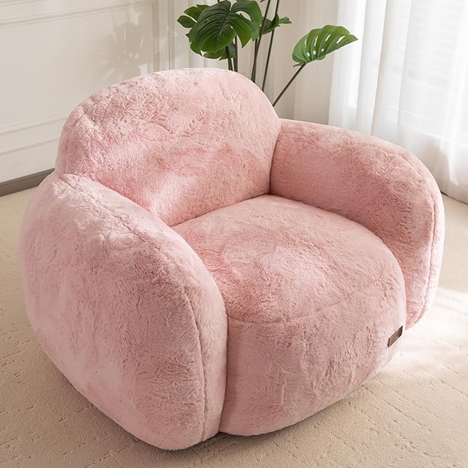 MAXYOYO Bean Bag Chair, Comfy Pebble Shaped Single Bean Bag Sofa by MAXYOYO