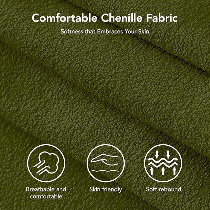 Vipbear 3-in-1 Chenille Convertible Sofa Bed, Pull Out Sleeper Sofa - Image 9