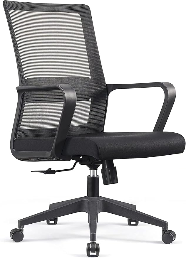 Black Mesh Office Chair by Ella+Rhae