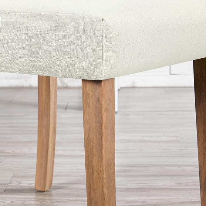 Yaheetech Dining Chairs Set of 2 Fabric Upholstered Dining Room Chairs - Image 8