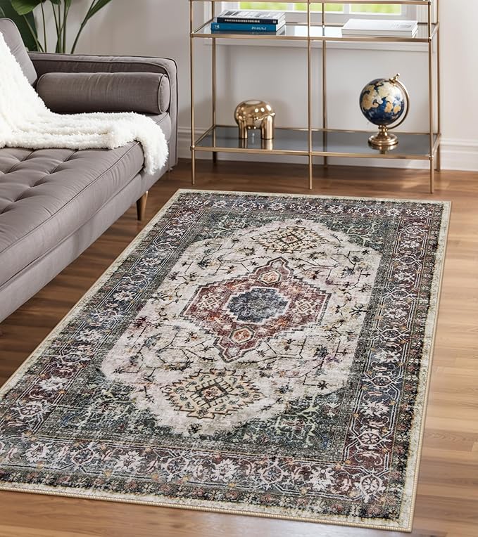 Lahome Oriental Washable Rug, 3x5 Rugs by Lahome