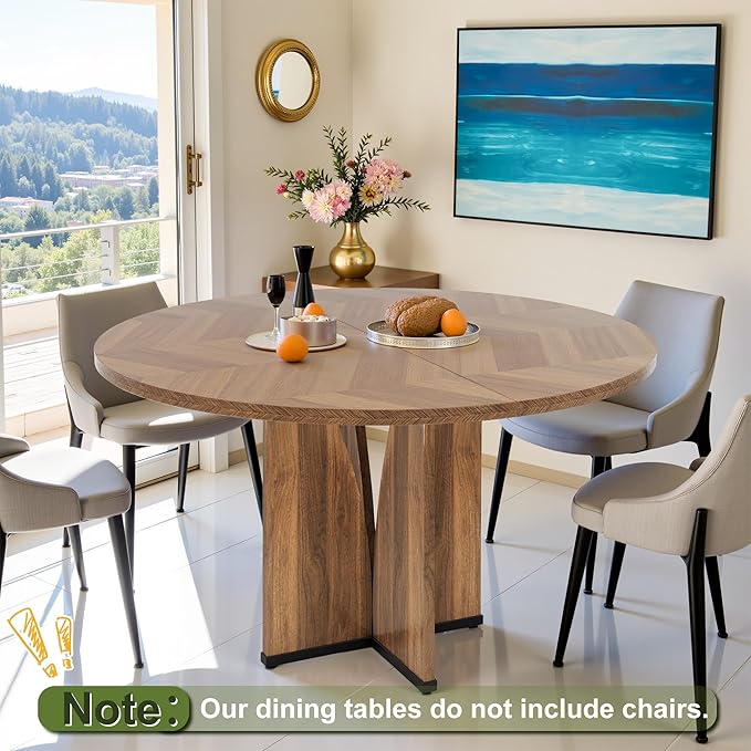 NicBex 39 Inch Round Dining Table - Image 4