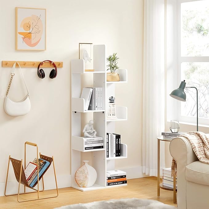 VASAGLE Bookcase, Tree-Shaped Bookshelf - Image 4