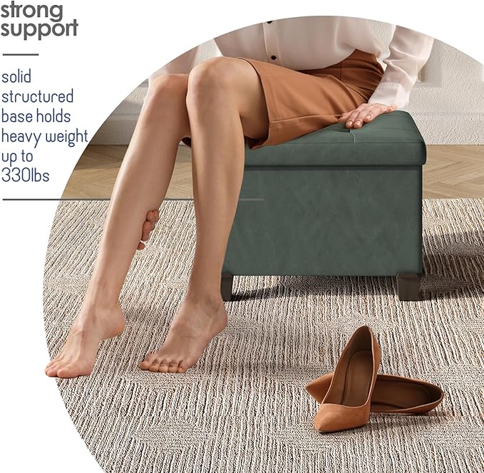 STORAGEBUD Storage Ottoman Cube - Image 5