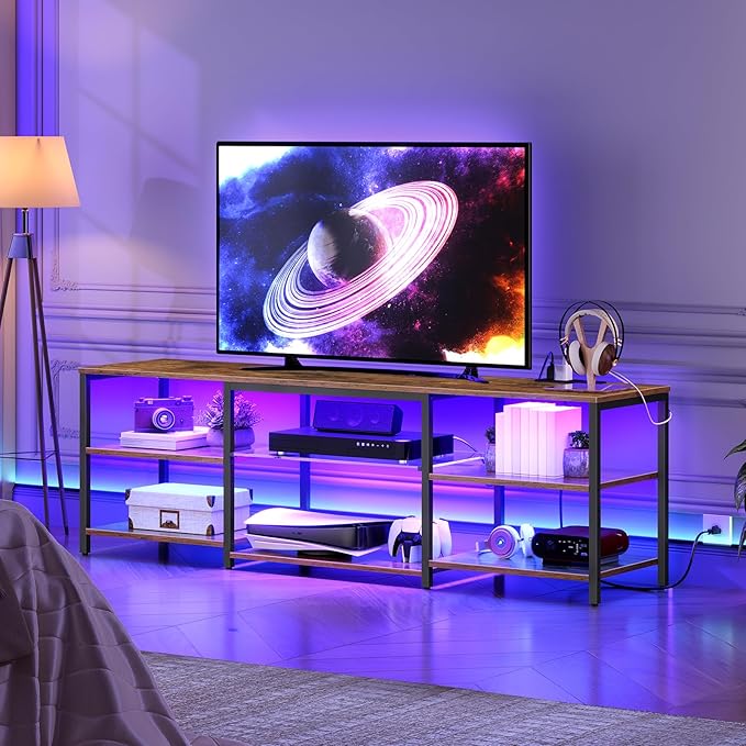 HOOBRO LED TV Stand for 75 Inch TVs - Image 2