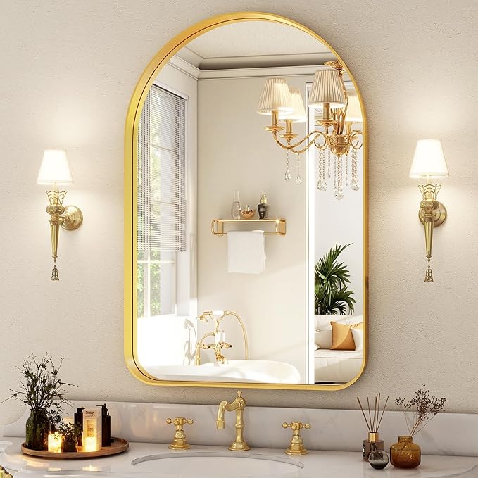 Arched Bathroom Mirror by EASLY