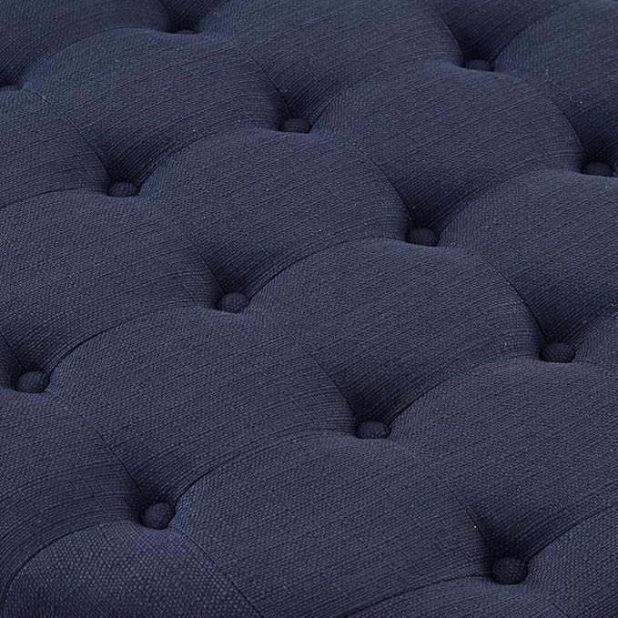 24KF Upholstered Round Coffee Table - Image 7
