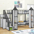 Twin Over Twin Castle-Shaped Bunk Bed by Favfurish