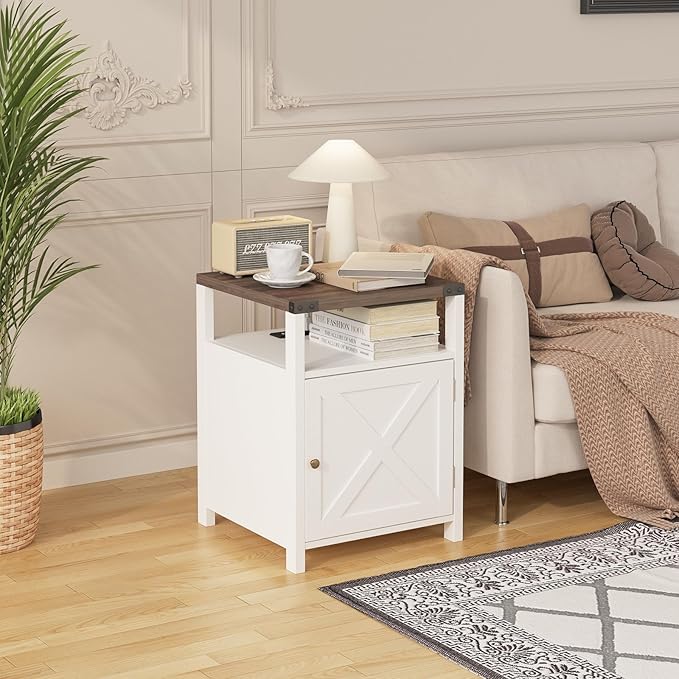 Farmhouse Nightstand Set of 2 - Image 5