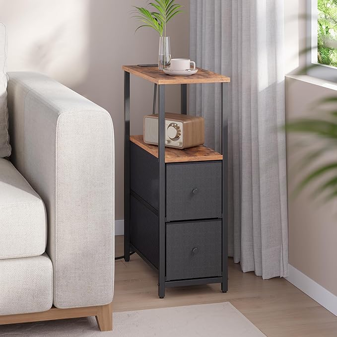 TUTOTAK Small Narrow End Table - Image 4