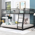 Full XL Over Queen Metal Floor Bunk Bed by Unknown